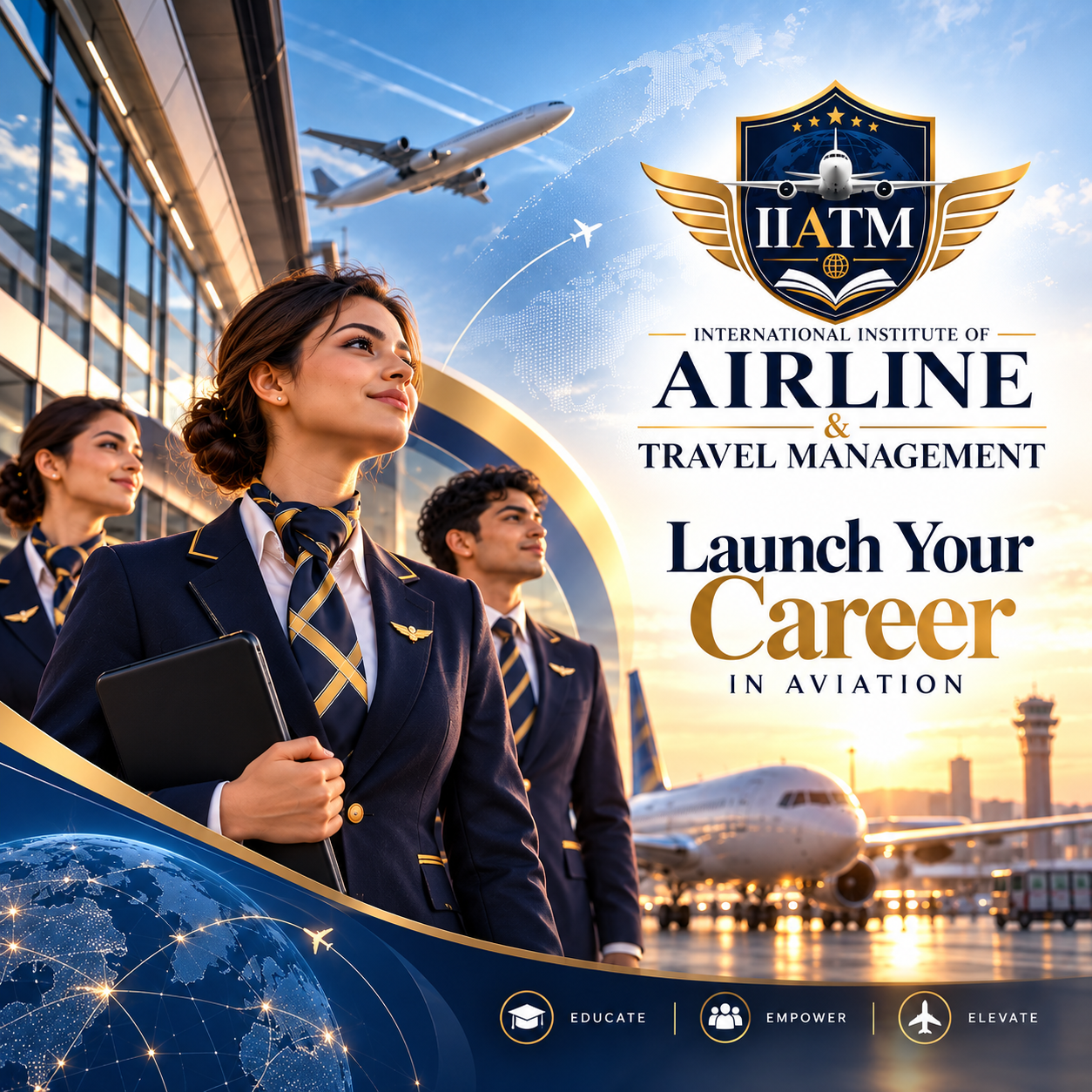 IIATM International Institute of Airline & Travel Management campus